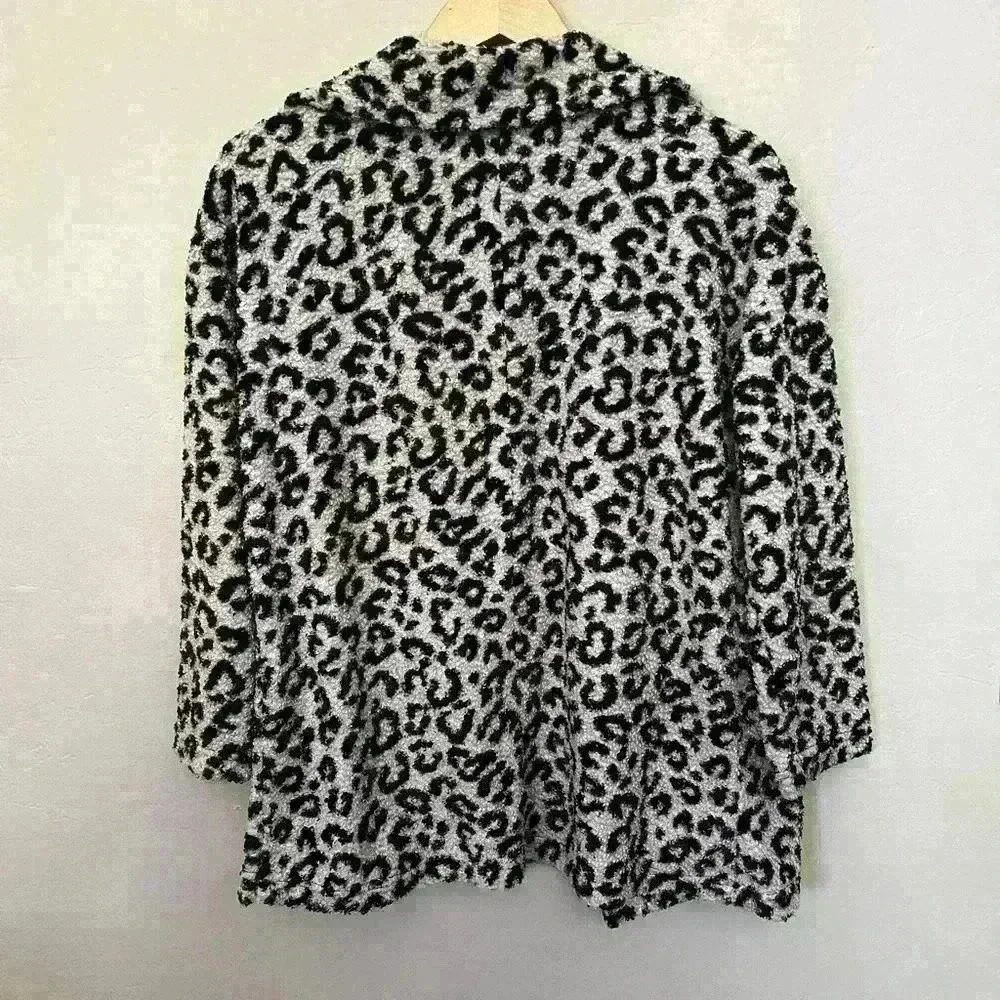 Intro Women’s Animal Print Soft Open Cardigan Lon… - image 4